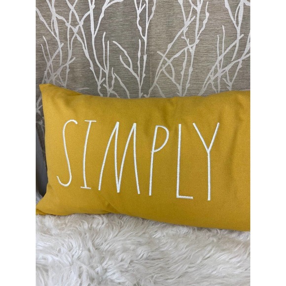 Rae Dunn farmhouse home decor simply blessed bless bed living couch new HTF rd - Picture 2 of 4